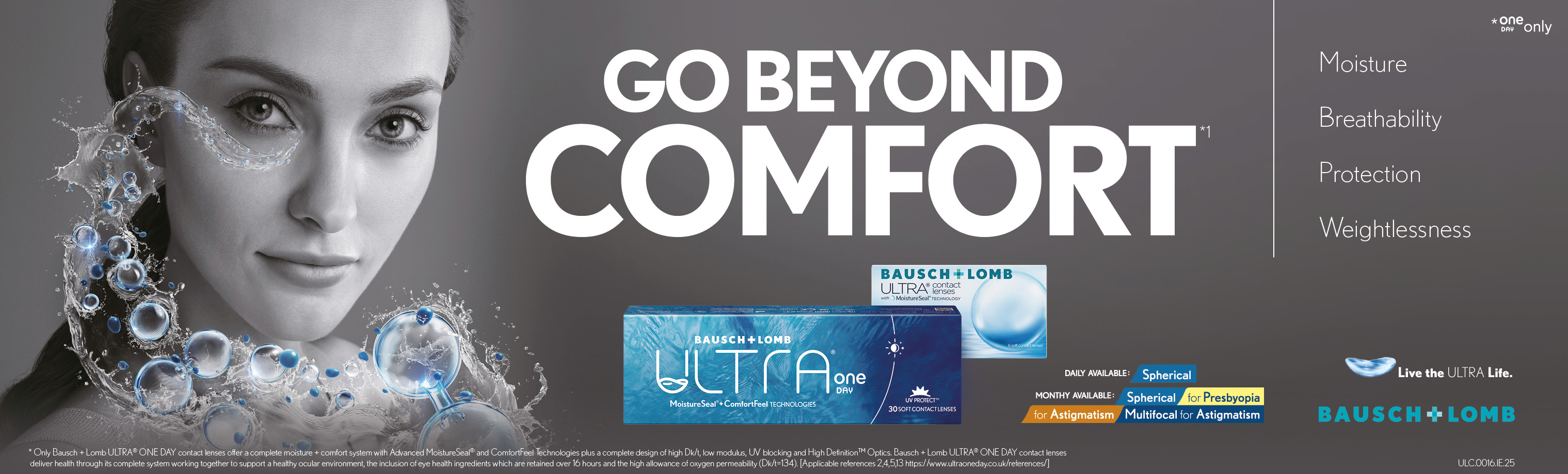 Bausch + Lomb ULTRA® for Astigmatism  hero image